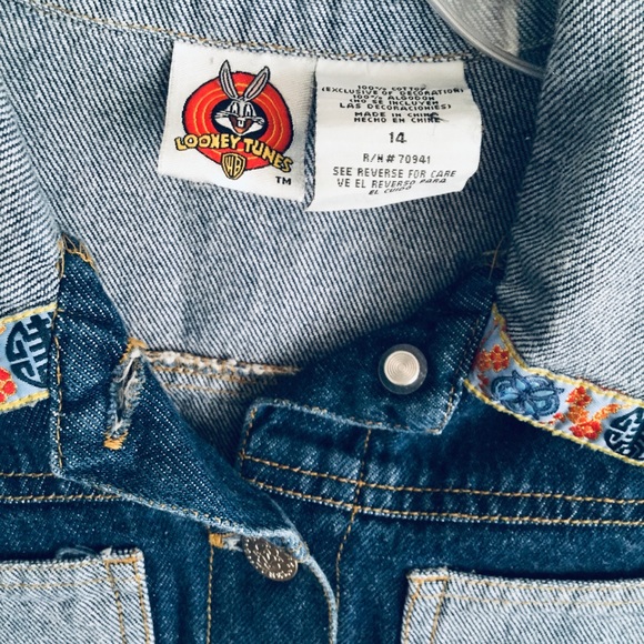 Tweety Bird Embroidered Looney Tunes Jacket - Picture 4 of 4